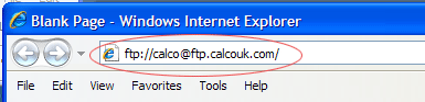 Internet Explorer Address Bar