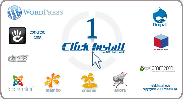 1and 1 wordpress 1 clickinstall