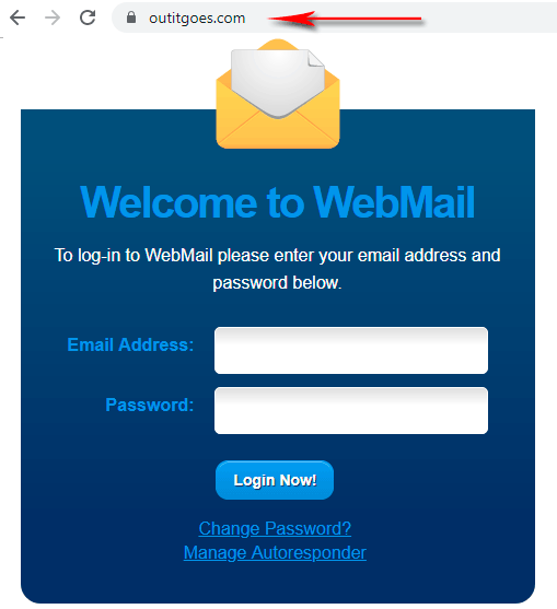 Out It Goes Webmail
