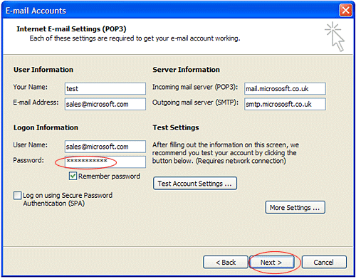 how do i change the password in my microsoft account